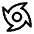 Tropical Storm Tracks Icon from Carbon Set