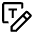 Text Annotation Toggle Icon from Carbon Set