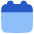 Blank Calendar Icon from Plump Flat Set