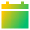 Blank Calendar Icon from Sharp Gradient Set