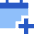 Calendar Add Icon from Sharp Flat Set