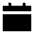Calendar Blank Solo Icon from Sharp Solid Set