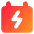 Calendar Bolt Deadline Icon from Core Gradient Set