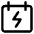 Calendar Bolt Deadline Icon from Core Line Set