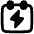 Calendar Bolt Deadline Icon from Plump Remix Set