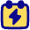 Calendar Bolt Deadline Icon from Plump Pop Set