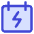 Calendar Bolt Deadline Icon from Core Duo Set