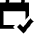 Calendar Check Icon from Sharp Remix Set