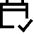 Calendar Check Icon from Sharp Line Set