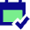 Calendar Check Icon from Sharp Pop Set