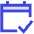 Calendar Check Icon from Sharp Duo Set