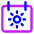 Calendar Date Day Early Icon from Core Neon Set