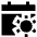 Calendar Date Day Early Icon from Sharp Solid Set