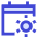 Calendar Date Day Early Icon from Sharp Duo Set
