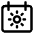 Calendar Date Day Early Icon from Core Line Set