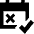 Calendar Date Free Cancelation Icon from Sharp Remix Set