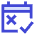 Calendar Date Free Cancelation Icon from Sharp Duo Set