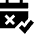 Calendar Date Free Cancelation Icon from Sharp Solid Set