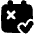 Calendar Date Free Cancelation Icon from Plump Solid Set