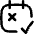 Calendar Date Free Cancelation Icon from Flex Line Set