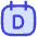 Calendar Day View Daily Icon from Flex Duo Set