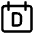 Calendar Day View Daily Icon from Core Line Set
