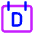 Calendar Day View Daily Icon from Core Neon Set