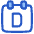 Calendar Day View Daily Icon from Plump Duo Set