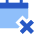 Calendar Disable Icon from Sharp Flat Set