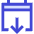 Calendar Download Icon from Sharp Duo Set