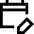 Calendar Edit Icon from Sharp Line Set