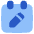 Calendar Edit Icon from Plump Flat Set