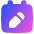 Calendar Edit Icon from Plump Gradient Set