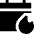 Calendar Fire Icon from Sharp Solid Set