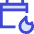 Calendar Fire Icon from Sharp Duo Set