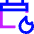 Calendar Fire Icon from Sharp Neon Set