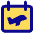 Calendar Flight Icon from Core Pop Set