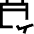 Calendar Flight Icon from Sharp Line Set