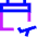 Calendar Flight Icon from Sharp Neon Set