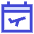 Calendar Flight icon - Free transparent PNG, SVG. No sign up needed.