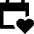 Calendar Heart Icon from Sharp Remix Set
