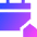 Calendar Home Icon from Sharp Gradient Set