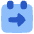 Calendar Jump To Date Icon from Plump Flat Set