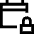 Calendar Lock Icon from Sharp Line Set