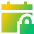 Calendar Lock Icon from Sharp Gradient Set