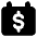 Calendar Money Due Payment Icon from Core Solid Set