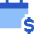 Calendar Money Due Payment Icon from Sharp Flat Set