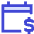 Calendar Money Due Payment Icon from Sharp Duo Set