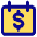 Calendar Money Due Payment Icon from Core Pop Set