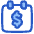 Calendar Money Due Payment Icon from Plump Duo Set